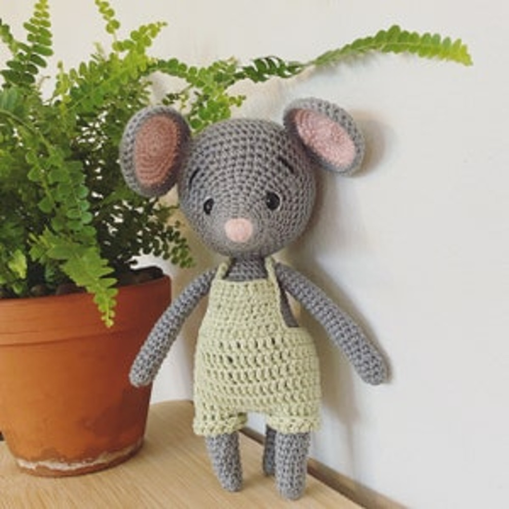 Crochet PATTERN Mouse Amigurumi Tutorial PDF In English 7