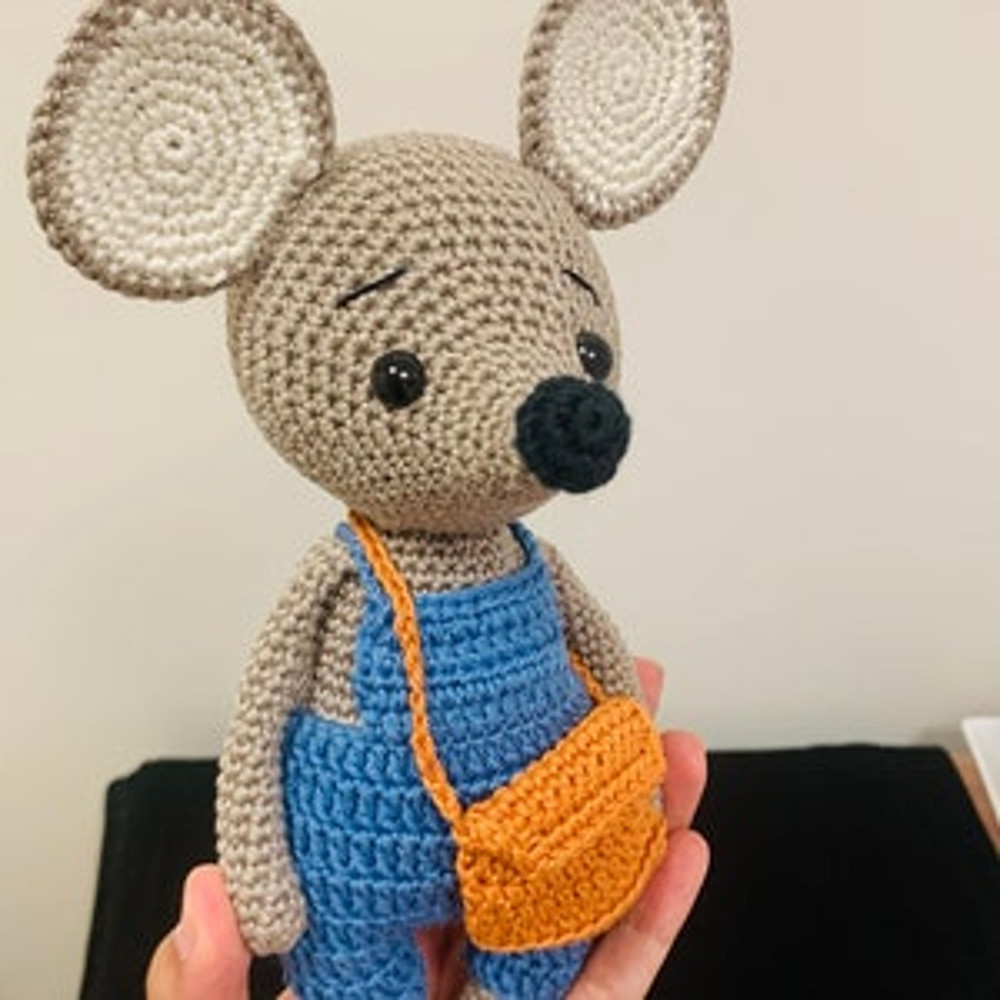 Crochet PATTERN Mouse Amigurumi Tutorial PDF In English 9