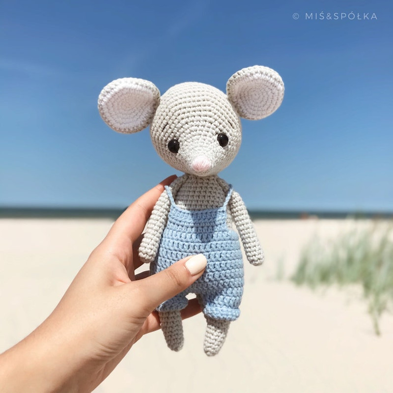 Crochet PATTERN Mouse Amigurumi Tutorial PDF In English 18