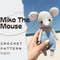 Crochet PATTERN Mouse Amigurumi Tutorial PDF In English 0