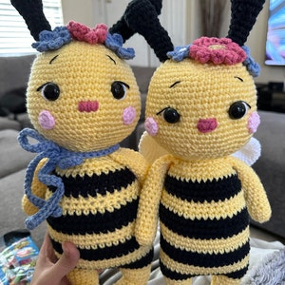 PATTERN Bee  Crochet Bee Pattern  Amigurumi Bee Pattern  Crocheted Baby Bee Pattern  PDF Crochet Pattern 7