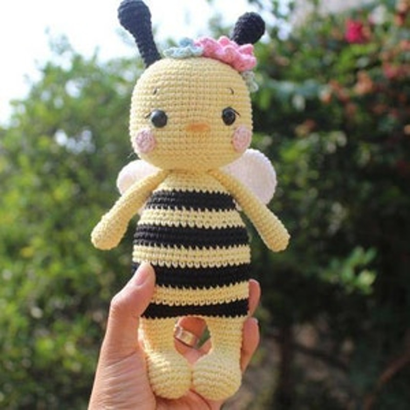 PATTERN Bee  Crochet Bee Pattern  Amigurumi Bee Pattern  Crocheted Baby Bee Pattern  PDF Crochet Pattern 8