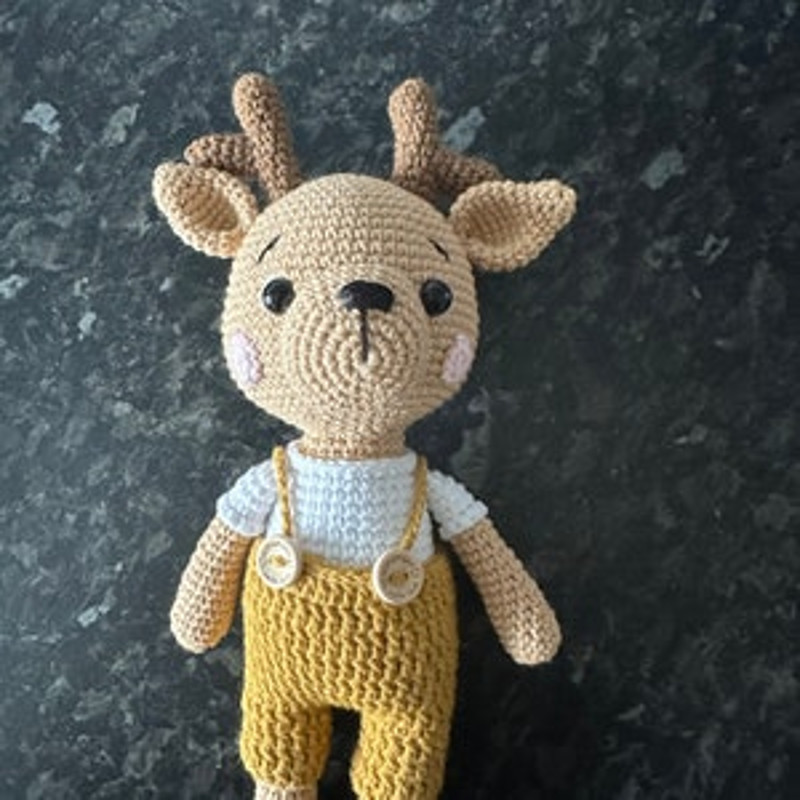 Crochet Pattern Doll Christmas Reindeer Amigurumi Pattern Christmas Reindeer TUTORIAL Doll Christmas Reindeer 18