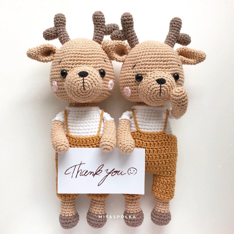 Crochet Pattern Doll Christmas Reindeer Amigurumi Pattern Christmas Reindeer TUTORIAL Doll Christmas Reindeer 19