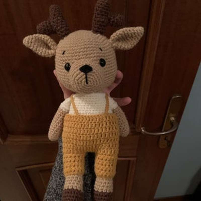 Crochet Pattern Doll Christmas Reindeer Amigurumi Pattern Christmas Reindeer TUTORIAL Doll Christmas Reindeer 9