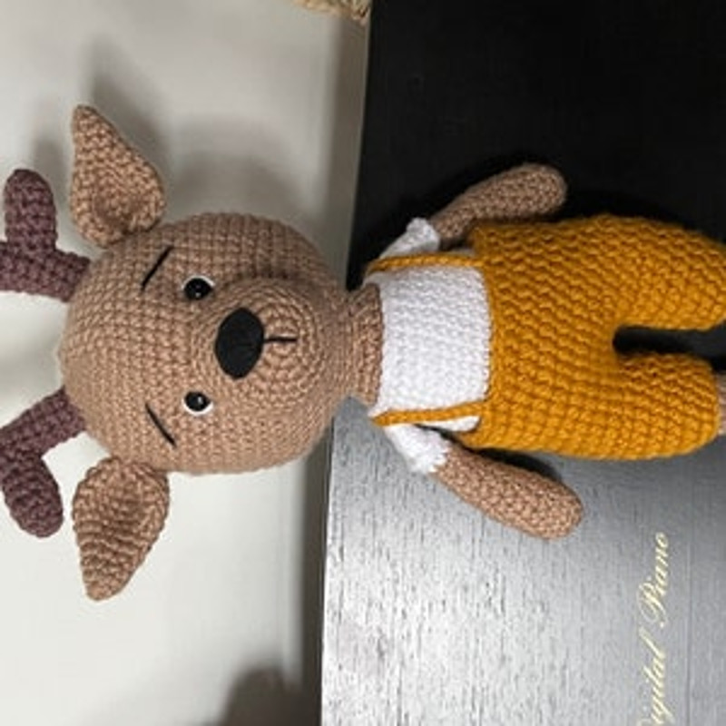 Crochet Pattern Doll Christmas Reindeer Amigurumi Pattern Christmas Reindeer TUTORIAL Doll Christmas Reindeer 10