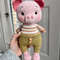 PATTERN INSTRUCTIONS Pig Piggy Pillow Pattern Cute Pig Plushie Pattern Crochet Piggy Pattern 12