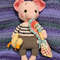 PATTERN INSTRUCTIONS Pig Piggy Pillow Pattern Cute Pig Plushie Pattern Crochet Piggy Pattern 11