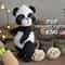 Crochet Bear Panda Pattern PDF In Eng Amigurumi Bear Panda Panda With Bamboo Crochet Animals Pattern DIY Crochet Toy 0
