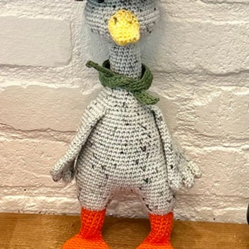 Crochet Pattern Easter Goose Amigurumi Duck Pattern PDF In Eng Crochet Goose With Little Goslings Amigurumi Bird Croc 13