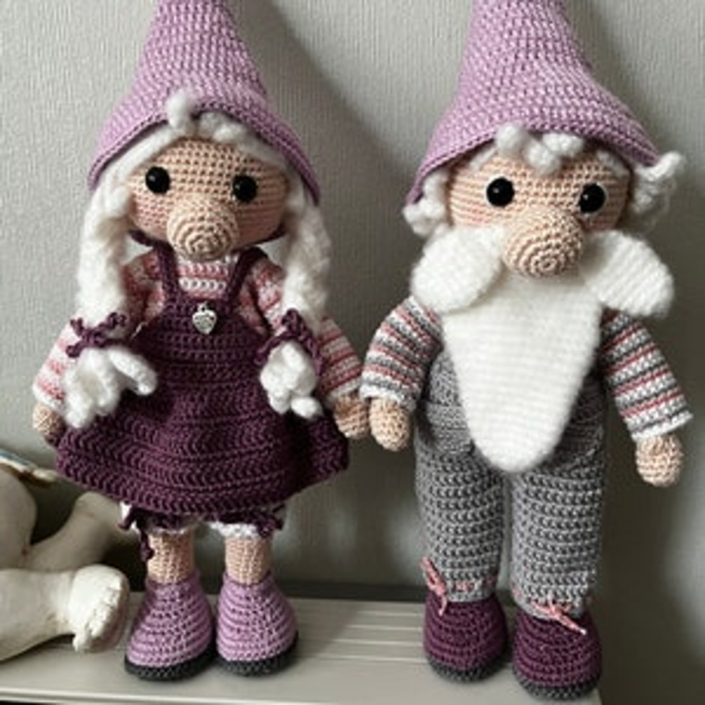 Crochet Easter Pattern Gnomes Grandfather And Grandmother Amigurumi Pattern PDF In Eng Set Of 3 Patterns In 1 Easter G 6