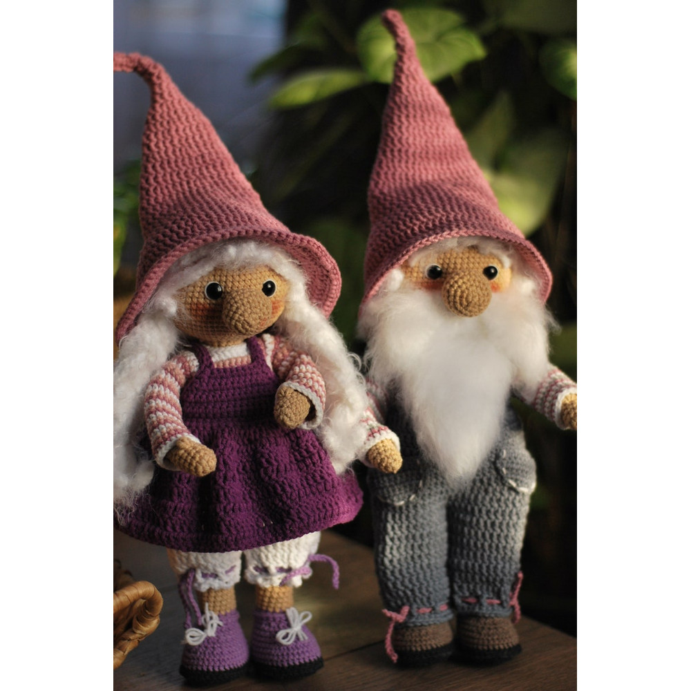 Crochet Easter Pattern Gnomes Grandfather And Grandmother Amigurumi Pattern PDF In Eng Set Of 3 Patterns In 1 Easter G 2
