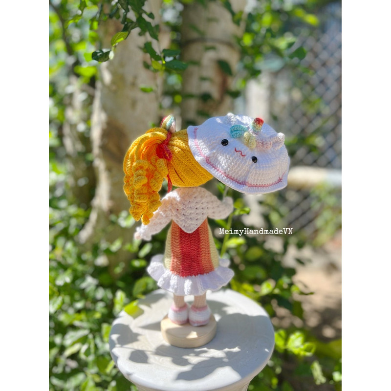 PDF Crochet Pattern Amigurumi Sunflower Doll Sonny Floral Doll With Clothes Amigurumi Doll English Pattern 2