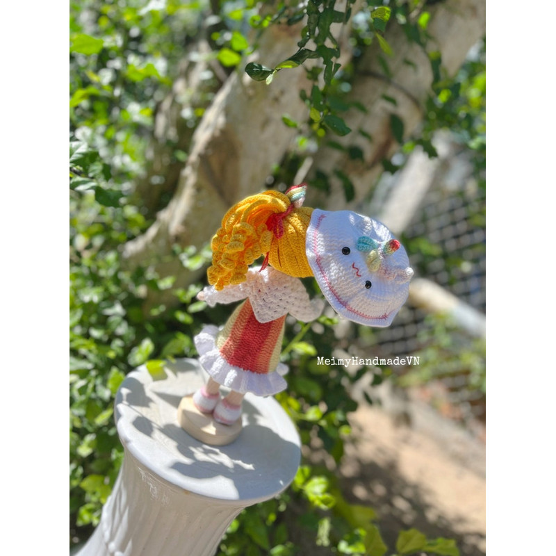 PDF Crochet Pattern Amigurumi Sunflower Doll Sonny Floral Doll With Clothes Amigurumi Doll English Pattern 9