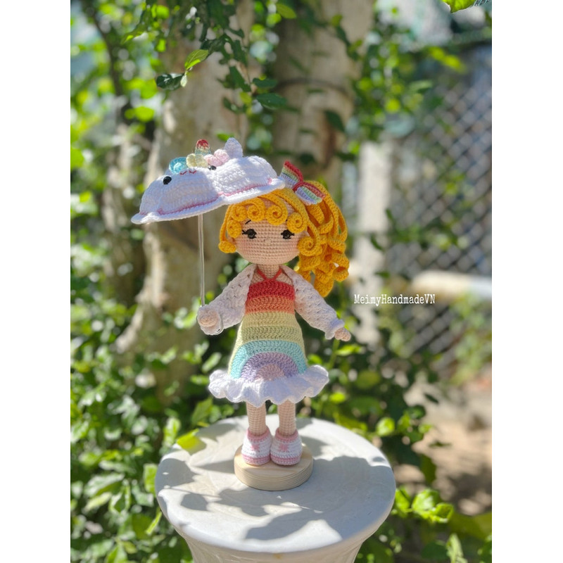 PDF Crochet Pattern Amigurumi Sunflower Doll Sonny Floral Doll With Clothes Amigurumi Doll English Pattern 5