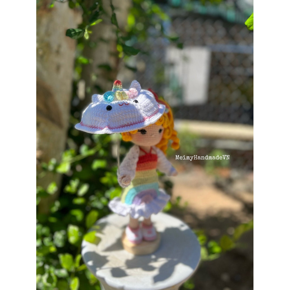 PDF Crochet Pattern Amigurumi Sunflower Doll Sonny Floral Doll With Clothes Amigurumi Doll English Pattern 7