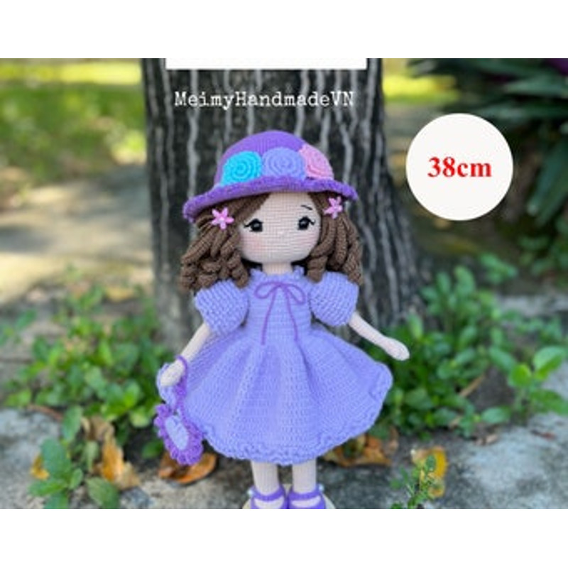 Emma Crochet Doll Pattern Hydrangea Doll Amigurumi Doll Pattern PDF English Tutorial 9