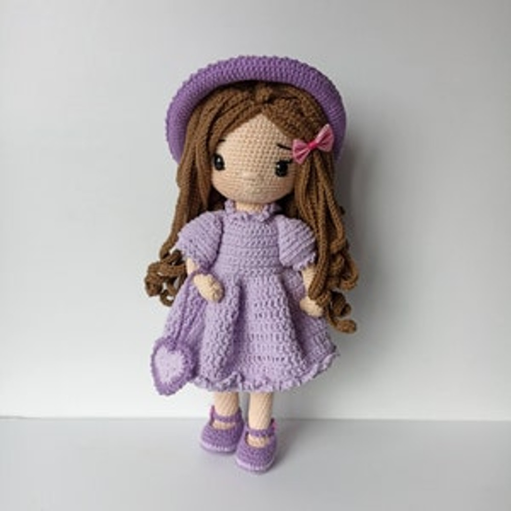 Emma Crochet Doll Pattern Hydrangea Doll Amigurumi Doll Pattern PDF English Tutorial 1