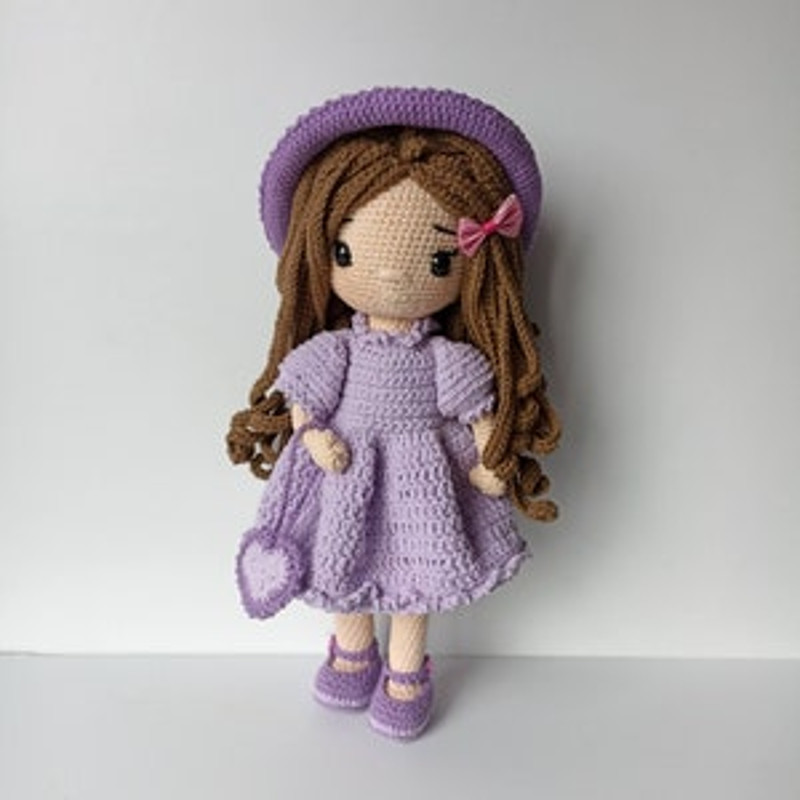 Emma Crochet Doll Pattern Hydrangea Doll Amigurumi Doll Pattern PDF English Tutorial 1