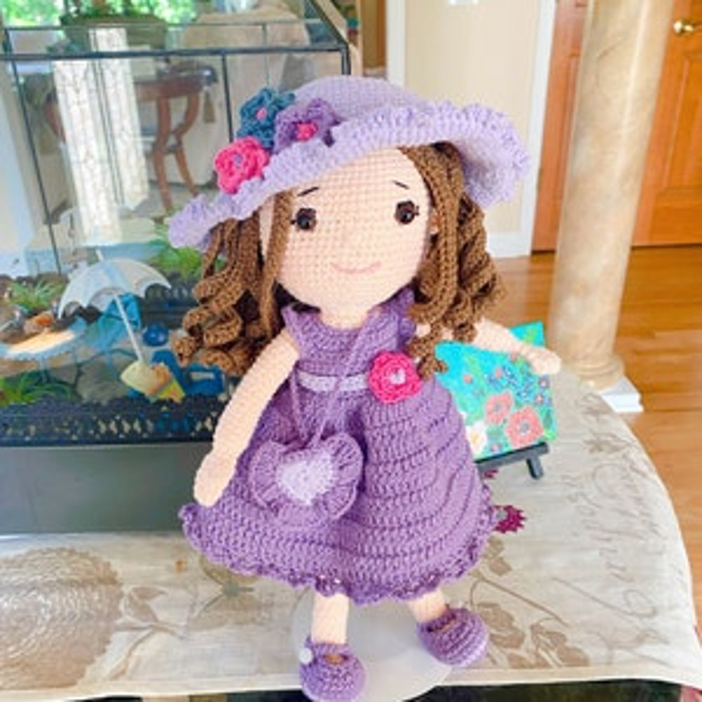 Emma Crochet Doll Pattern Hydrangea Doll Amigurumi Doll Pattern PDF English Tutorial 2