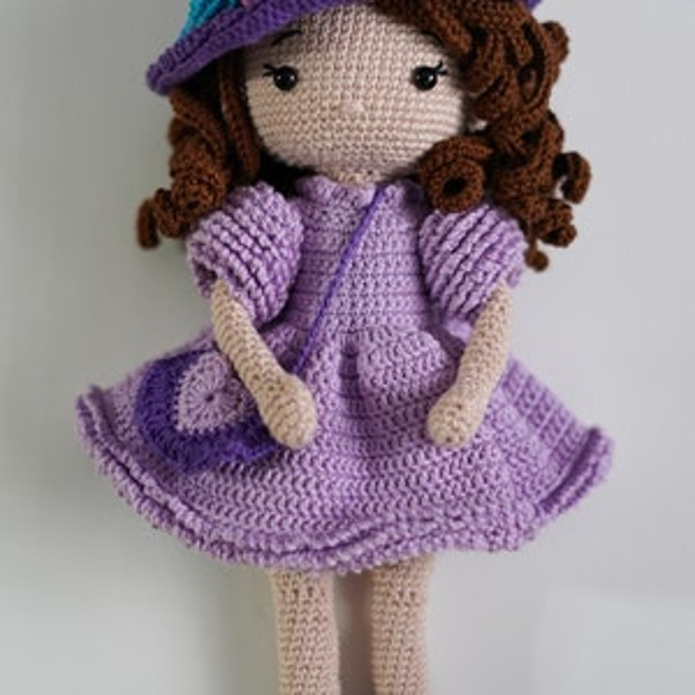 Emma Crochet Doll Pattern Hydrangea Doll Amigurumi Doll Pattern PDF English Tutorial 4
