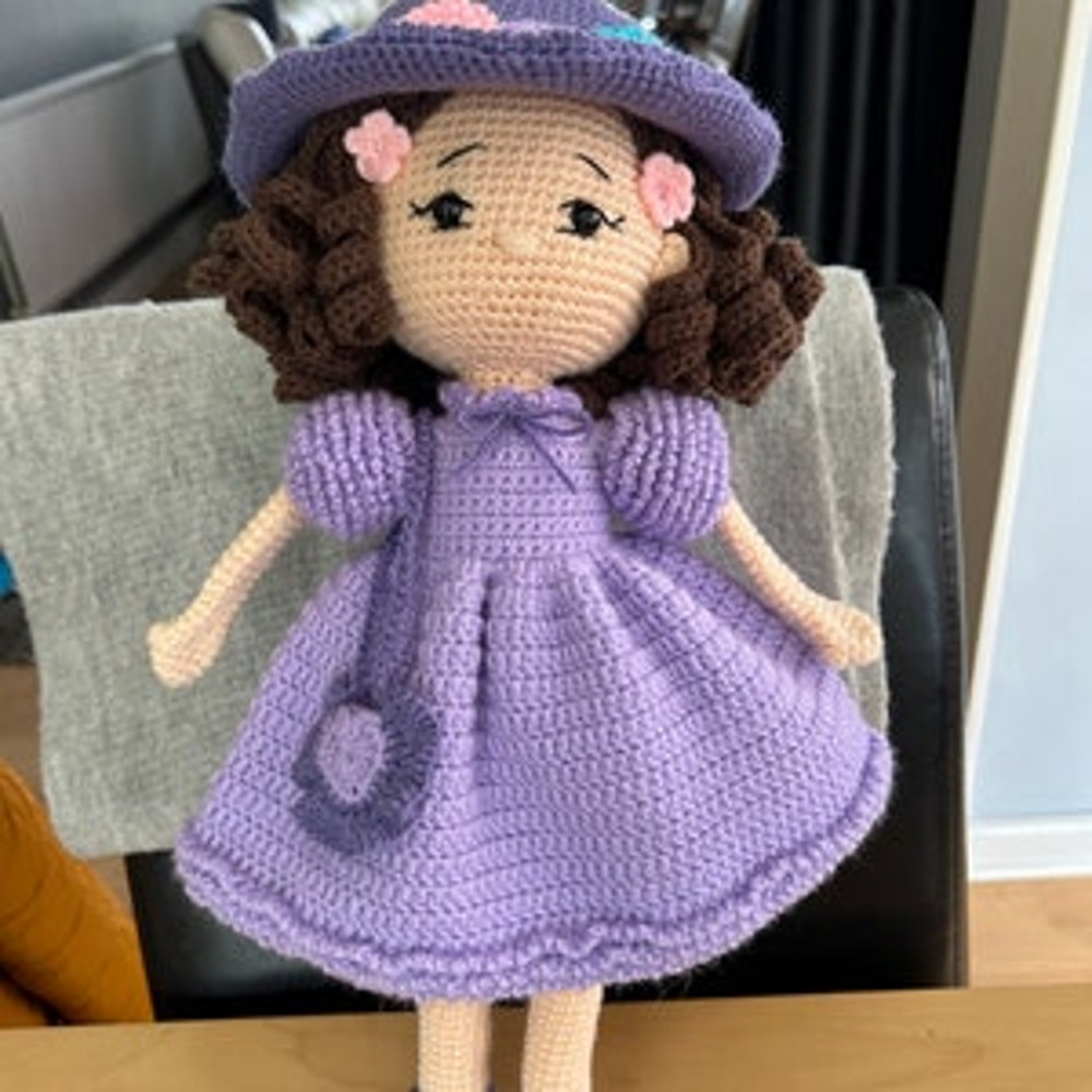Emma Crochet Doll Pattern Hydrangea Doll Amigurumi Doll Pattern PDF English Tutorial 5