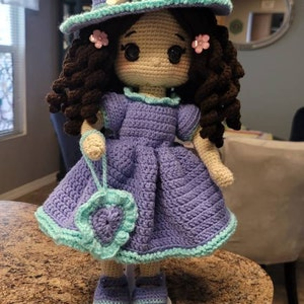 Emma Crochet Doll Pattern Hydrangea Doll Amigurumi Doll Pattern PDF English Tutorial 6