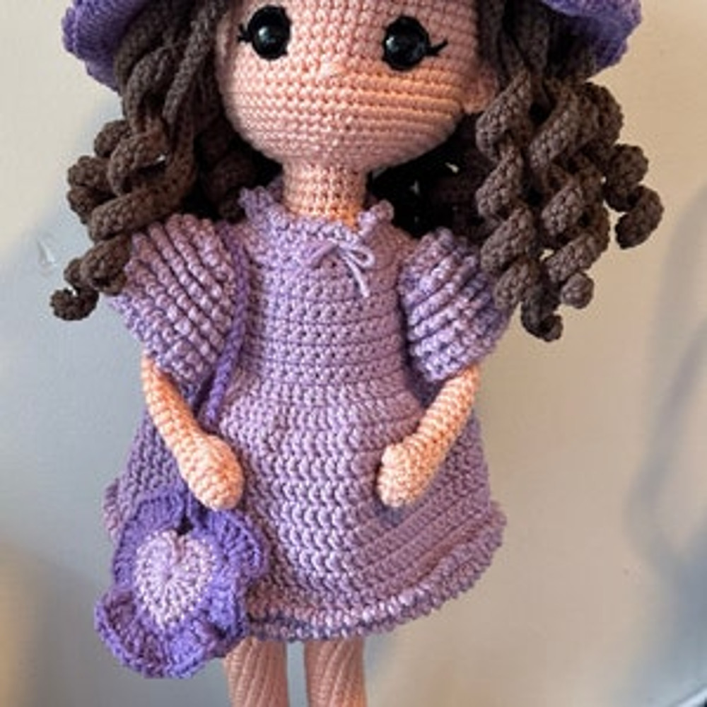 Emma Crochet Doll Pattern Hydrangea Doll Amigurumi Doll Pattern PDF English Tutorial 7