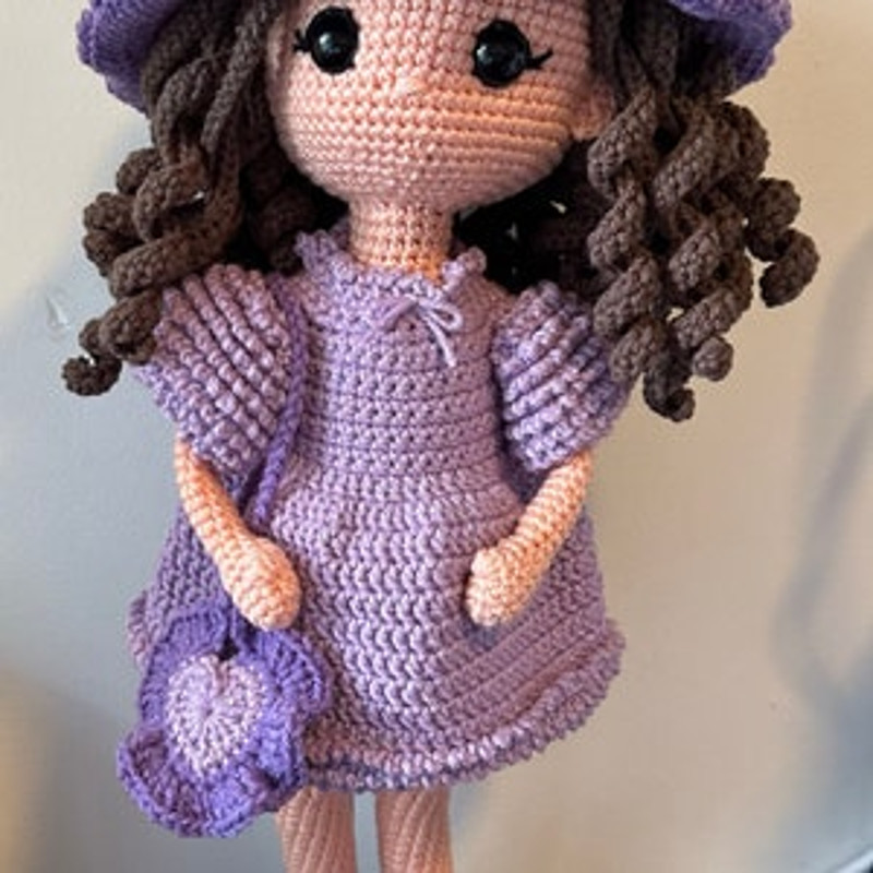 Emma Crochet Doll Pattern Hydrangea Doll Amigurumi Doll Pattern PDF English Tutorial 7