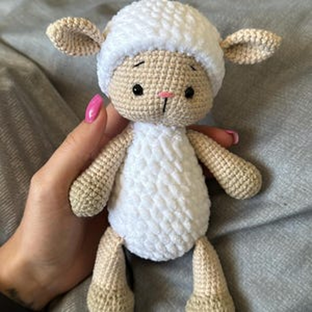 DIY Crochet Sheep PATTERN PDF  Easy Amigurumi Lamb Pattern  Meemi The Sheep 12