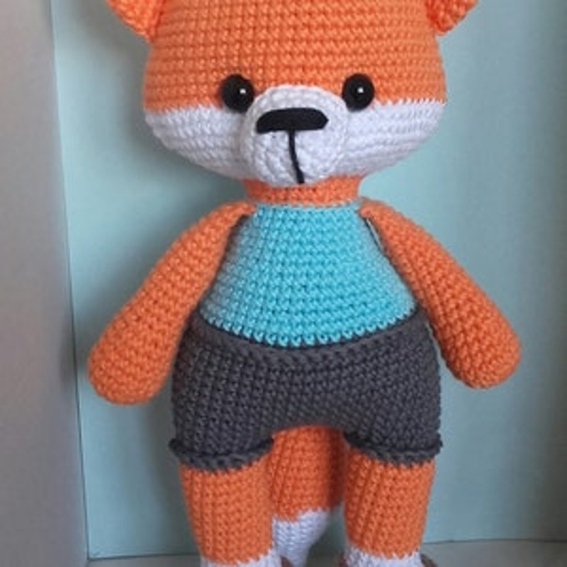 DIY Fox Crochet PATTERN PDF  Crochet Fox Amigurumi Pattern  Lilly The Fox Doll 0