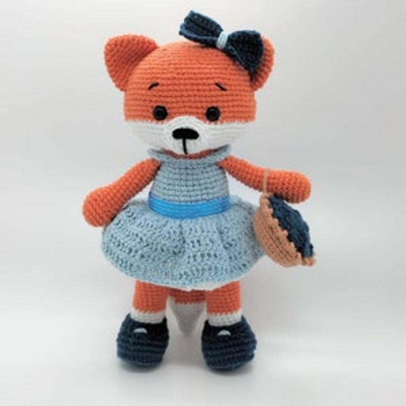 DIY Fox Crochet PATTERN PDF  Crochet Fox Amigurumi Pattern  Lilly The Fox Doll 1