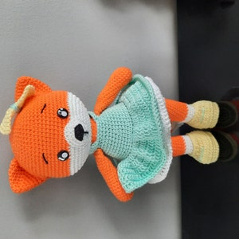 DIY Fox Crochet PATTERN PDF  Crochet Fox Amigurumi Pattern  Lilly The Fox Doll 6