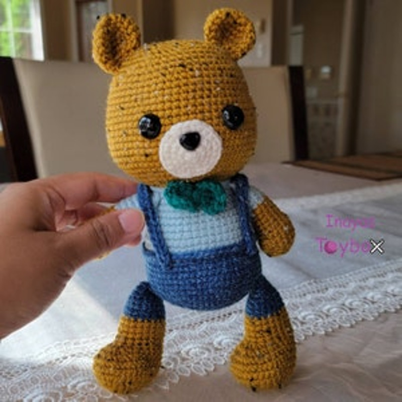 Crochet PATTERN Bear Crochet Bear Amigurumi Pattern Amigurumi Bear Crochet Ballerina Bear Pattern Easy Crochet Patte 3