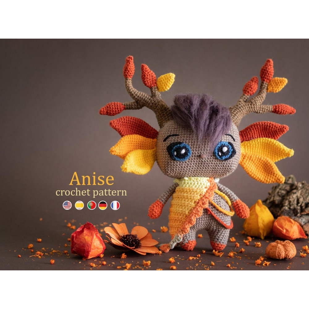 Crochet Pattern Anise The Dryad Amigurumi Pattern PDF English US By Lyra Lune 0