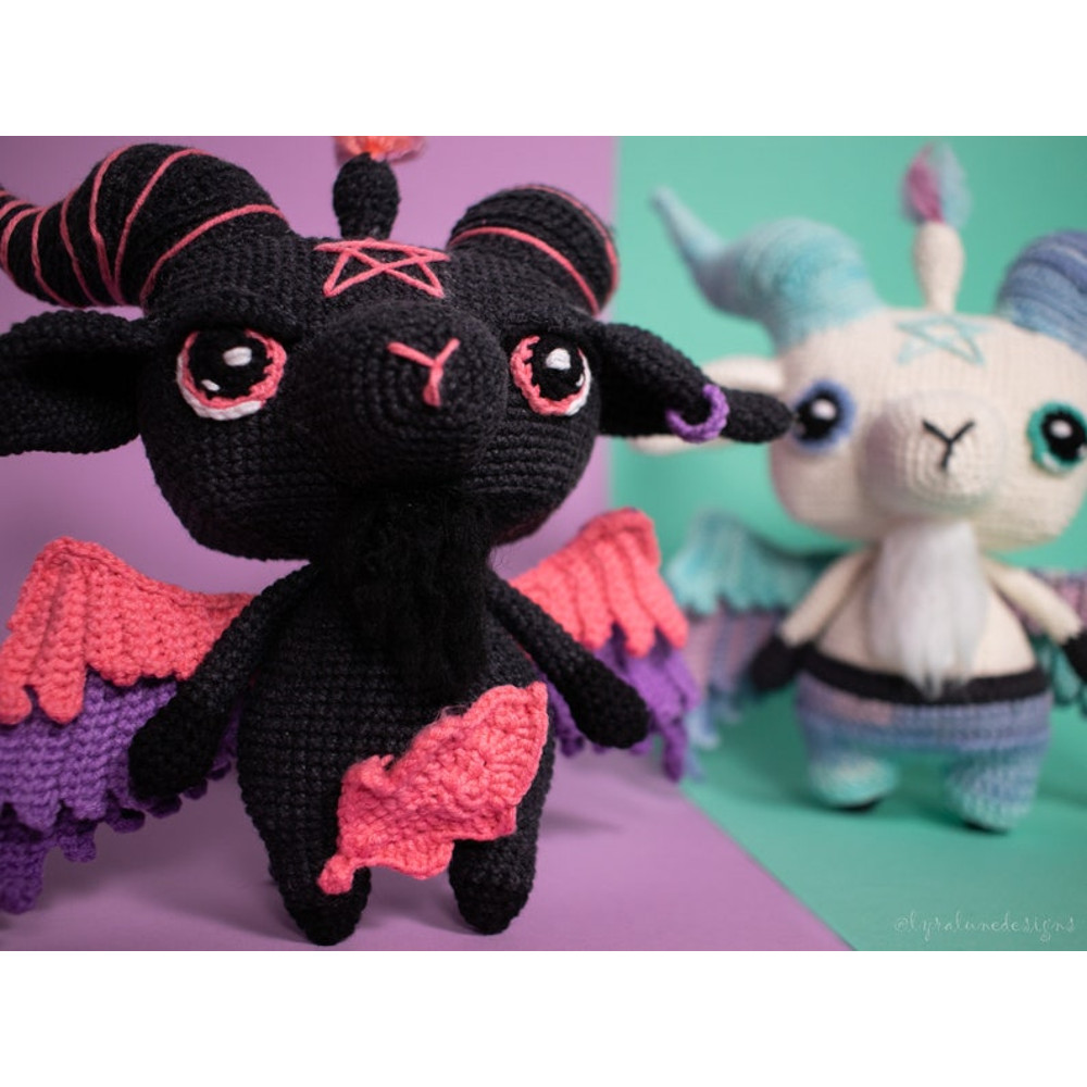 Crochet Pattern Baphomet Amigurumi Pattern PDF English US By Lyra Lune 1