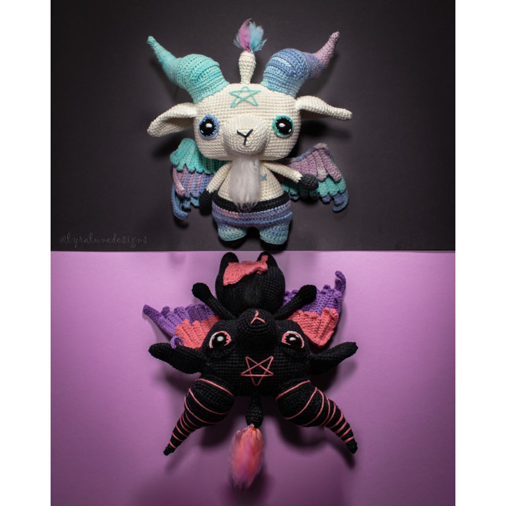 Crochet Pattern Baphomet Amigurumi Pattern PDF English US By Lyra Lune 8