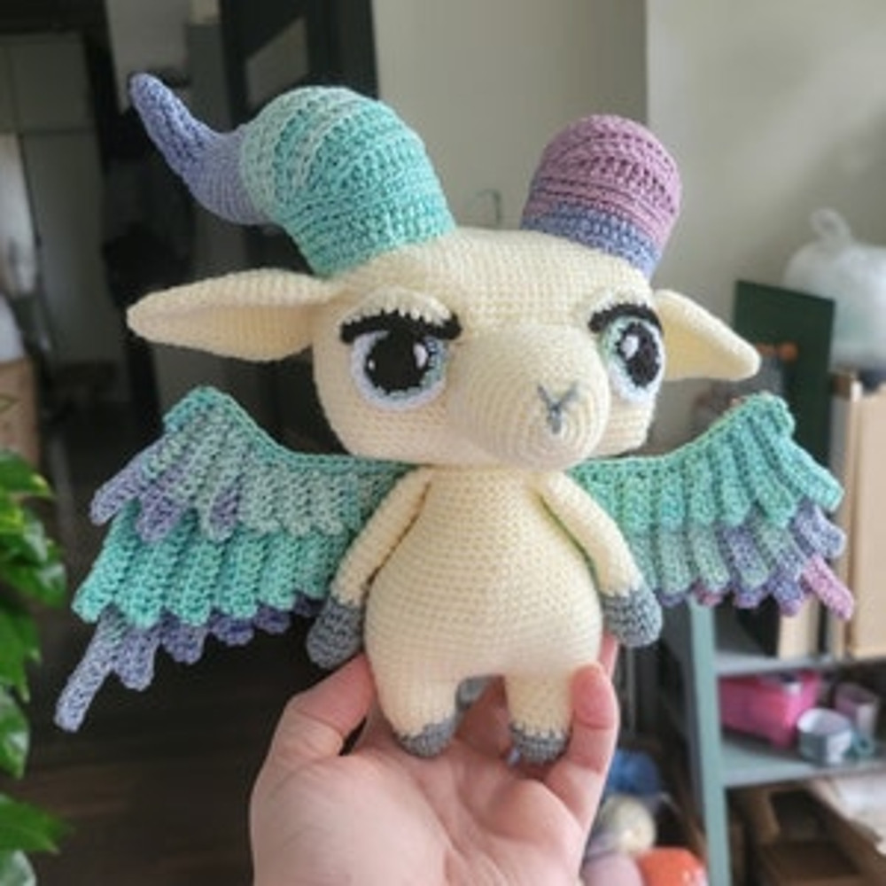 Crochet Pattern Baphomet Amigurumi Pattern PDF English US By Lyra Lune 10