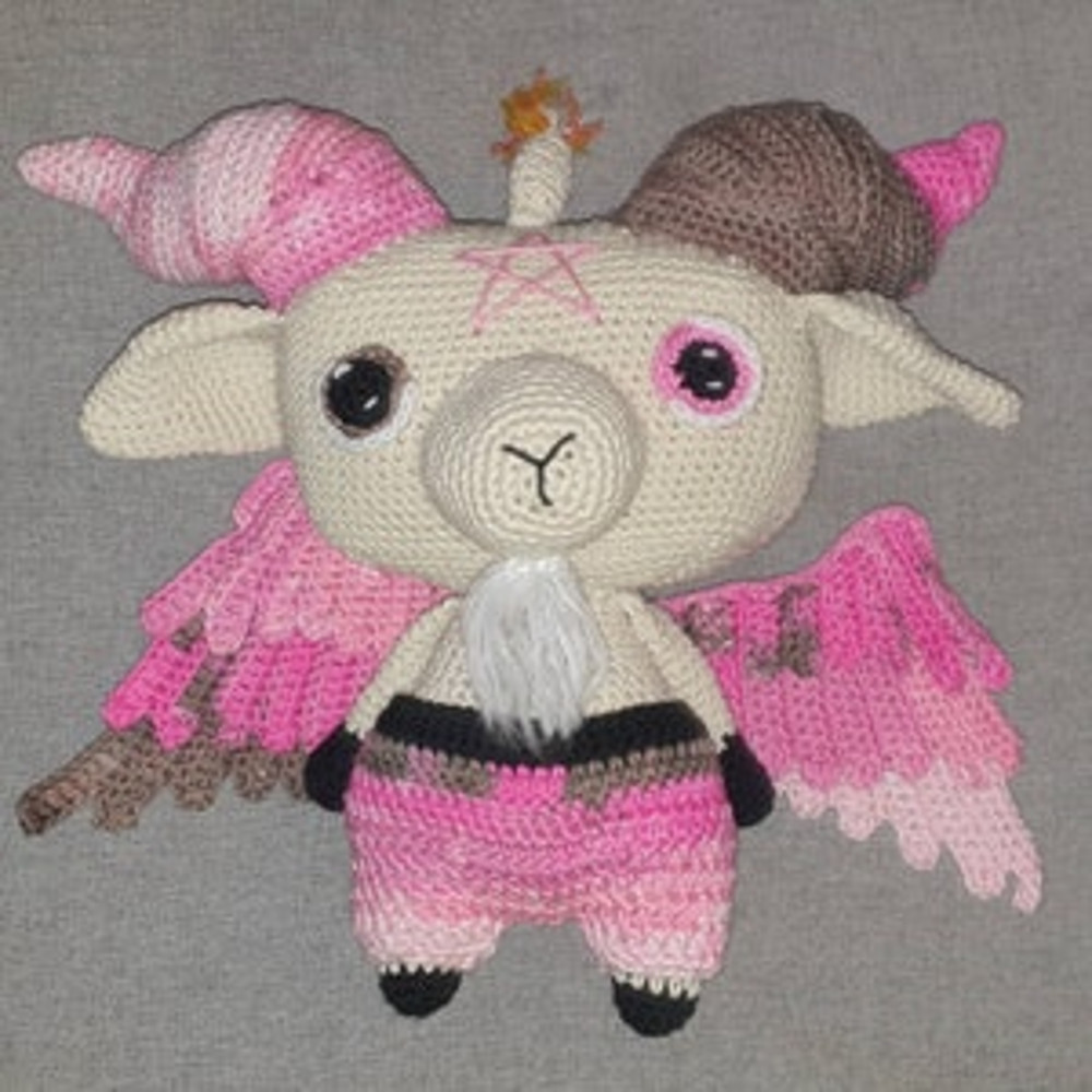 Crochet Pattern Baphomet Amigurumi Pattern PDF English US By Lyra Lune 12