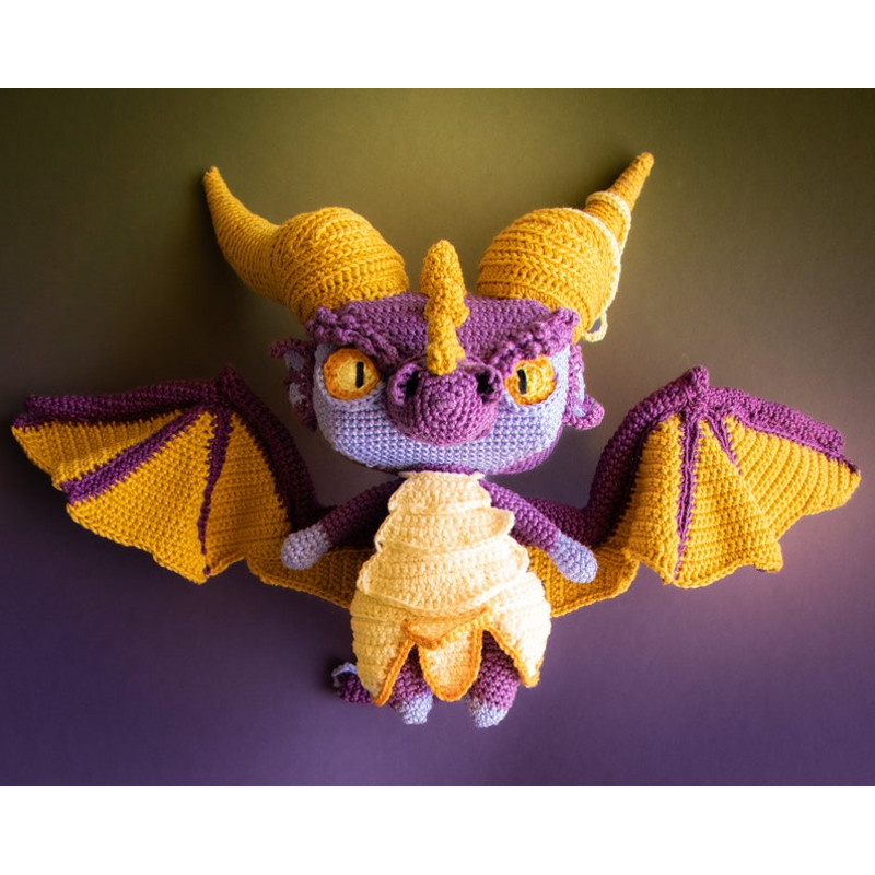 Crochet Pattern Dusk The Dragon Amigurumi Pattern PDF English US By Lyra Lune 9