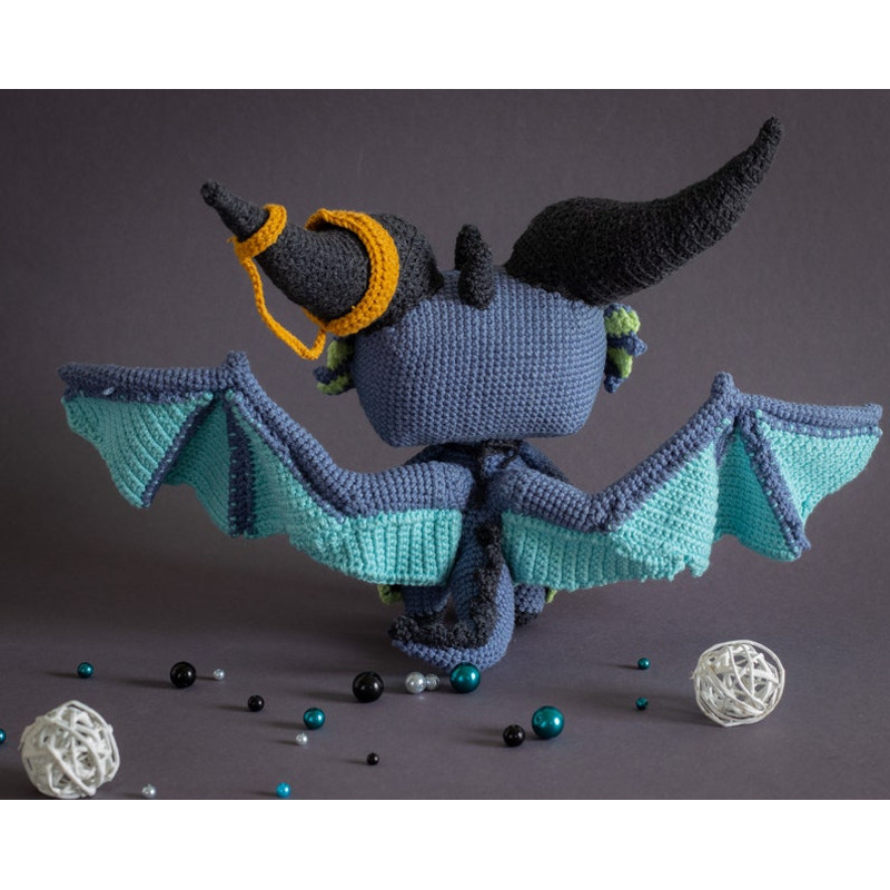 Crochet Pattern Dusk The Dragon Amigurumi Pattern PDF English US By Lyra Lune 7