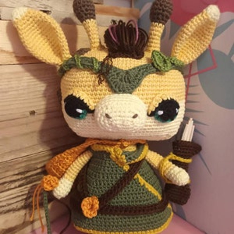 Crochet Pattern Echo The Archer Giraffe Amigurumi Pattern PDF English US By Lyra Lune 7