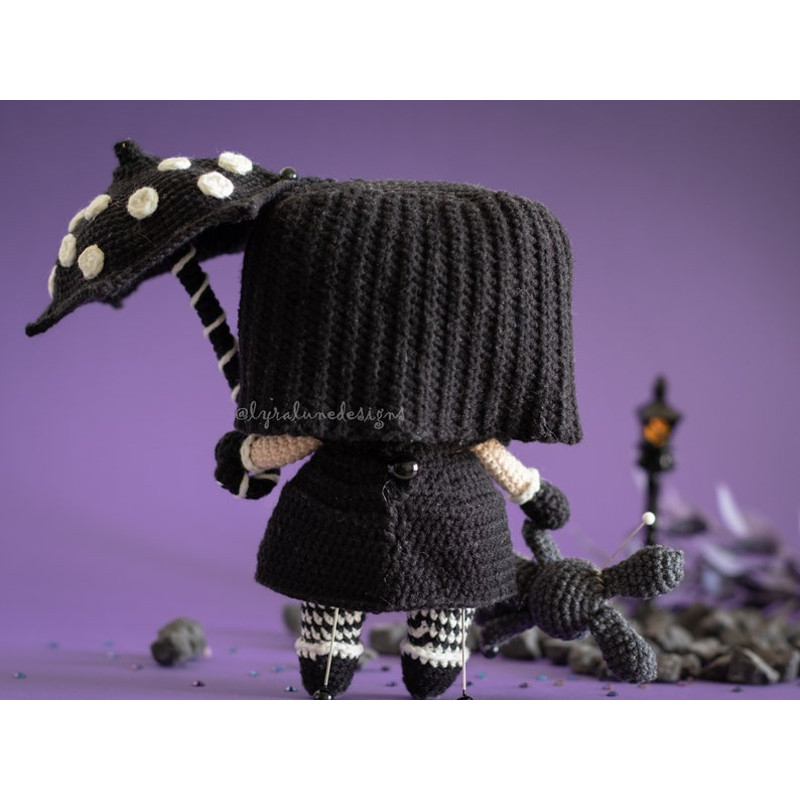 Crochet Pattern Luna The Gothic Doll Amigurumi Pattern US Terms PDF 4