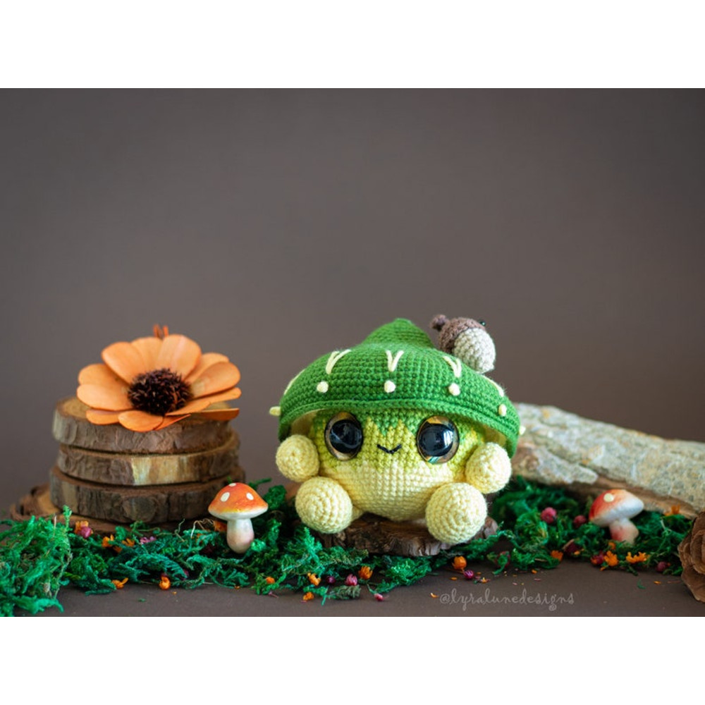 Crochet Pattern Mushroom Trio  Amigurumi Pattern US Terms PDF 4