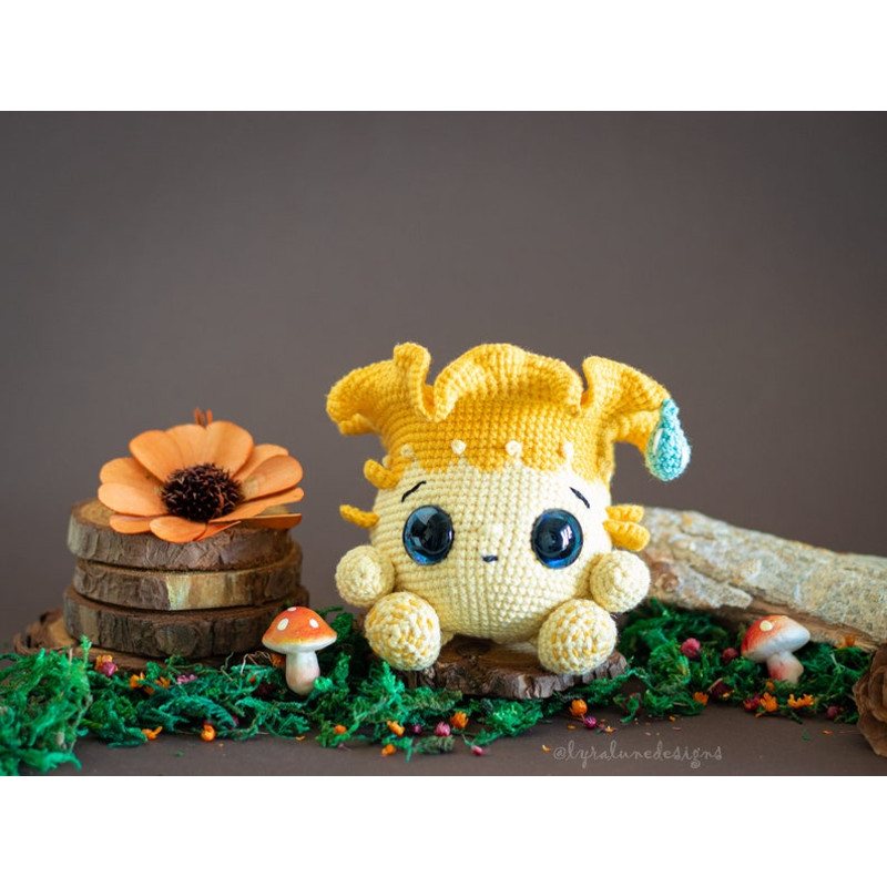 Crochet Pattern Mushroom Trio  Amigurumi Pattern US Terms PDF 5