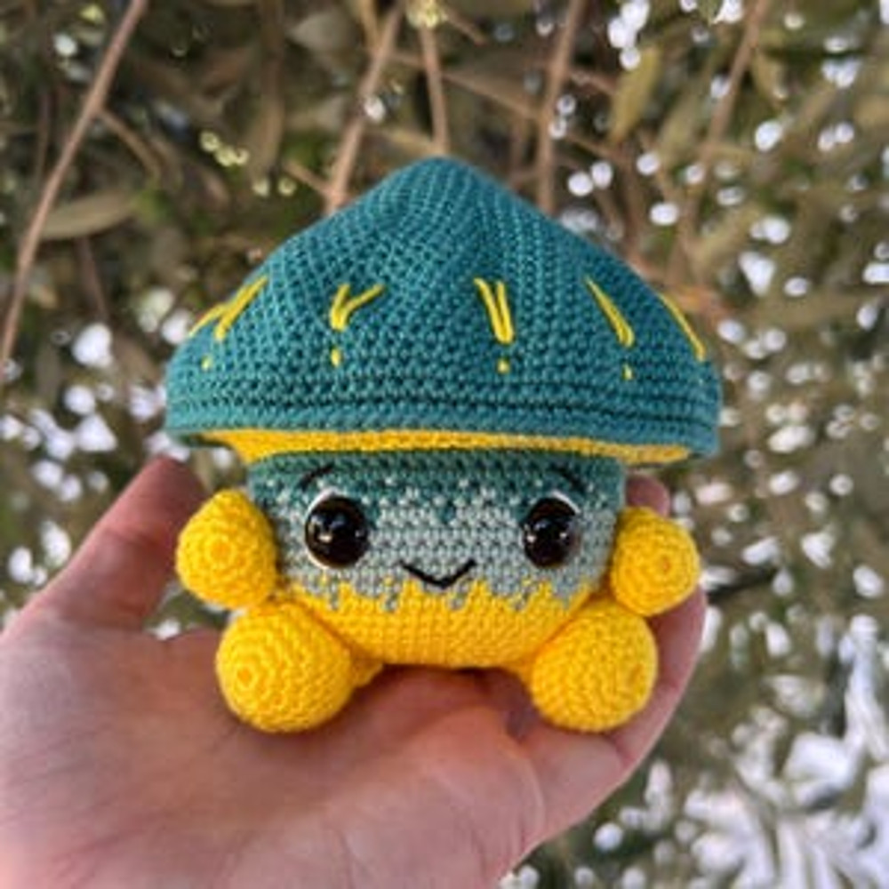 Crochet Pattern Mushroom Trio  Amigurumi Pattern US Terms PDF 20