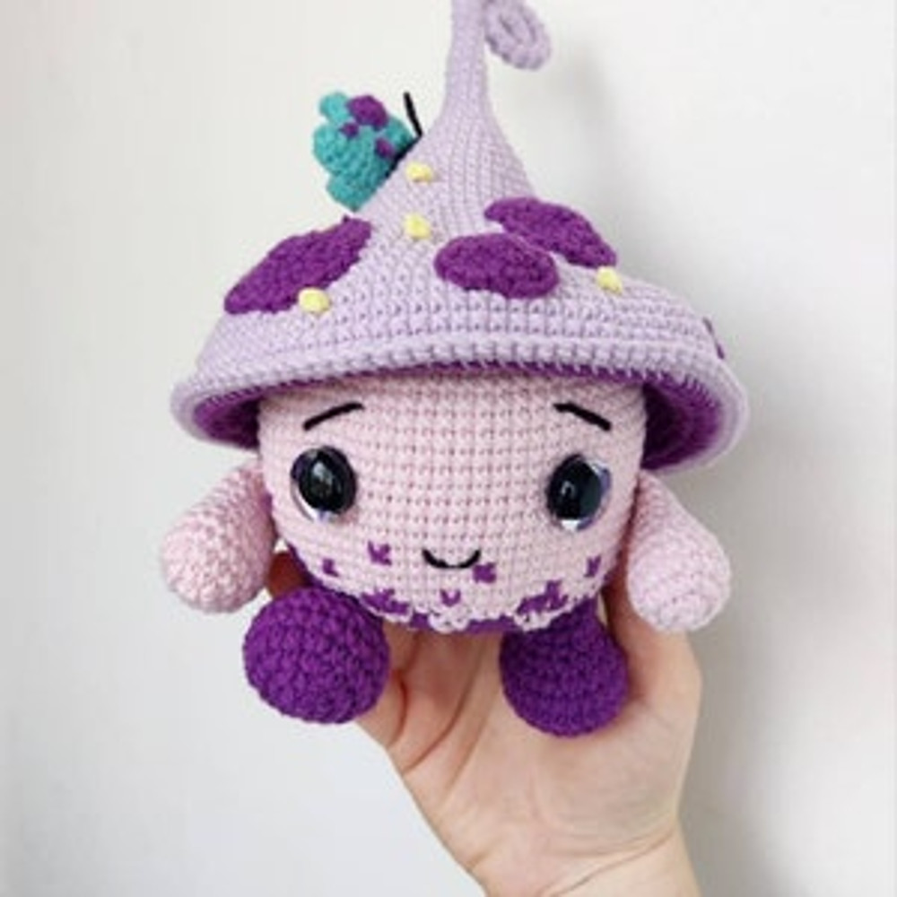 Crochet Pattern Mushroom Trio  Amigurumi Pattern US Terms PDF 13
