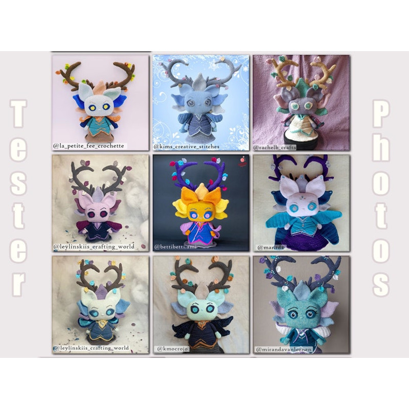 Crochet Pattern Nix The Winter Fae Amigurumi Pattern US Terms PDF 7