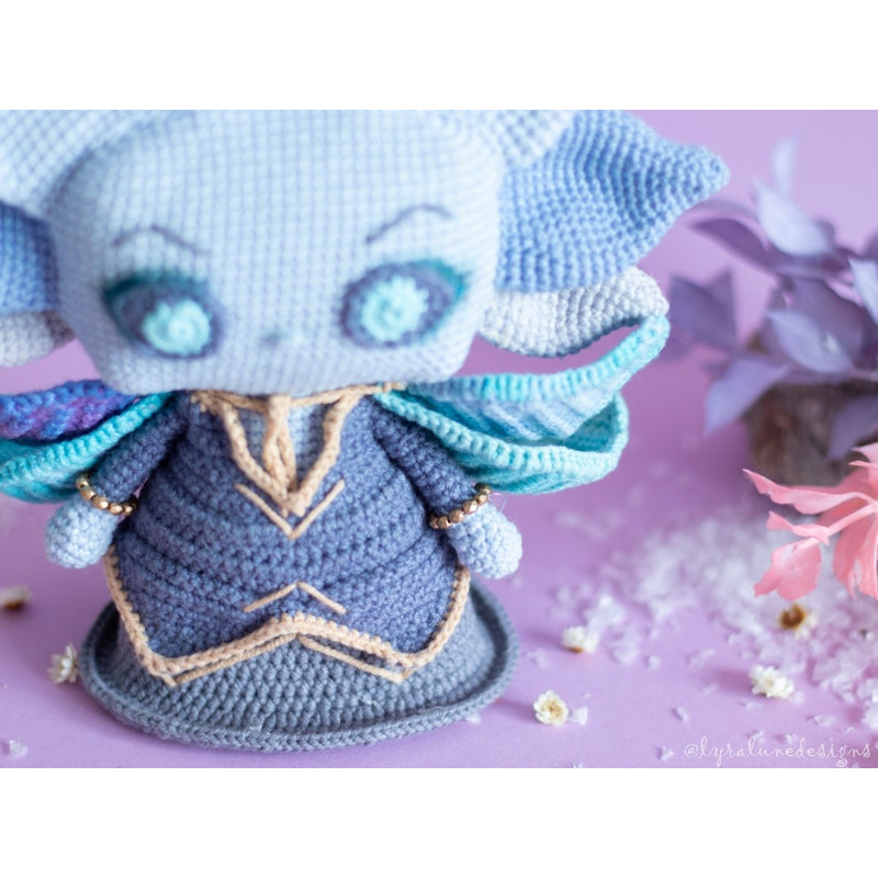 Crochet Pattern Nix The Winter Fae Amigurumi Pattern US Terms PDF 9