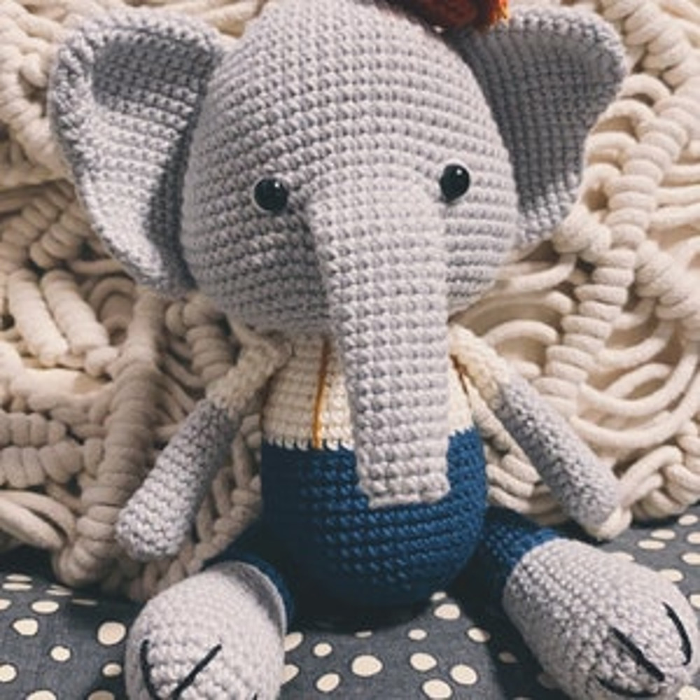 The Little Elico Pattern Elephant Crochet Pattern Read The Description Carefully 1